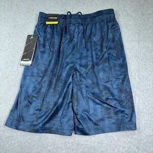 HEAD Anchor Shorts Mens Size Small Navy Blue Athletic Training Gym Active NWT